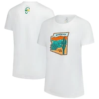 T-shirt blanc Ahead pour femme 2025 WM Phoenix Open Arizona Danby Tri-Blend