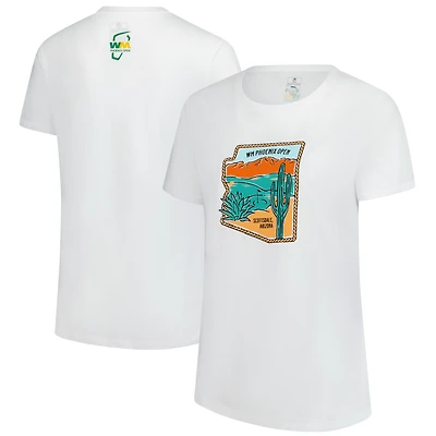 Women's Ahead  White 2025 WM Phoenix Open Arizona Danby Tri-Blend T-Shirt