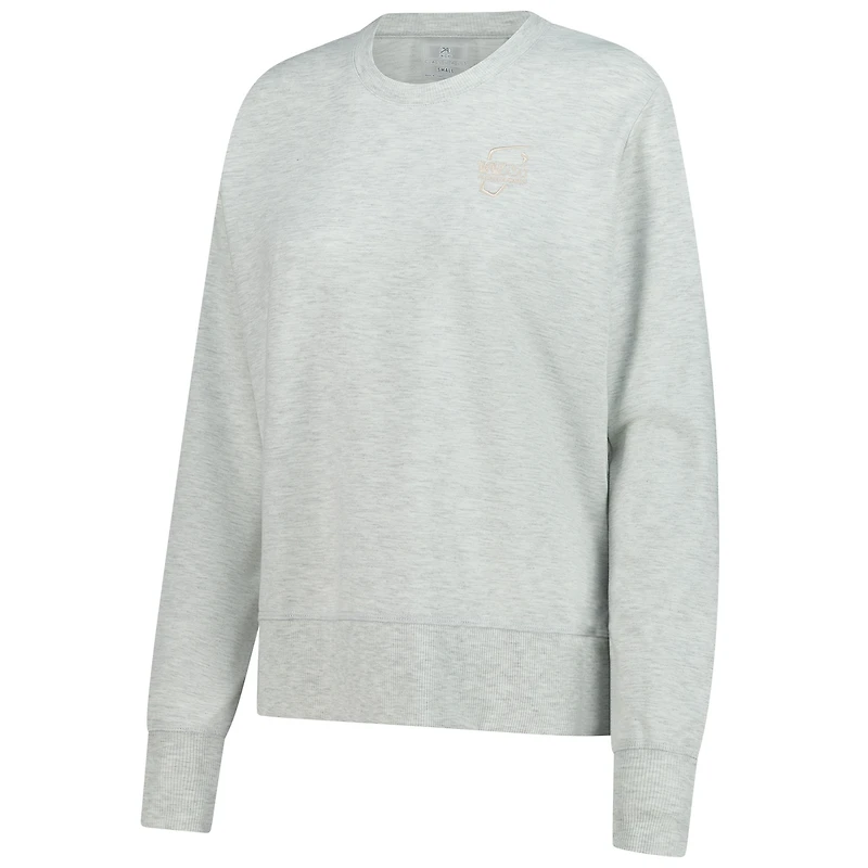 Pull ras du cou à trois mélanges Ahead White WM Phoenix Open Sue pour femme