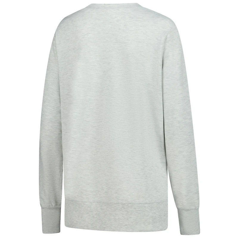 Women's Ahead White WM Phoenix Open Sue Tri-Blend Crewneck Pullover