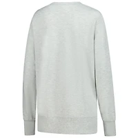 Women's Ahead  White WM Phoenix Open Sue Tri-Blend Crewneck Pullover