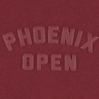 Sweat-shirt ras du cou surdimensionné pour femme Barstool Golf Maroon WM Phoenix Open
