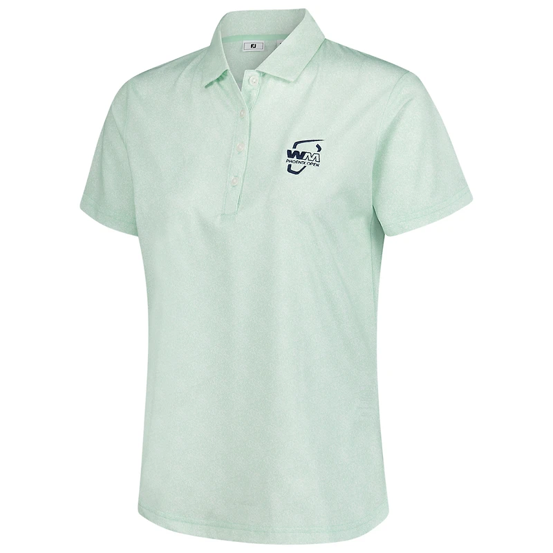 Polo FootJoy WM Phoenix Open Speckle vert clair pour femme
