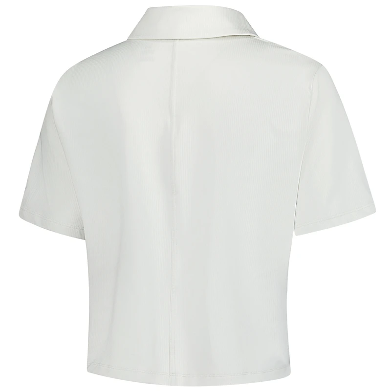 Polo blanc WM Phoenix Open Performance Drive Charm pour femme Under Armour