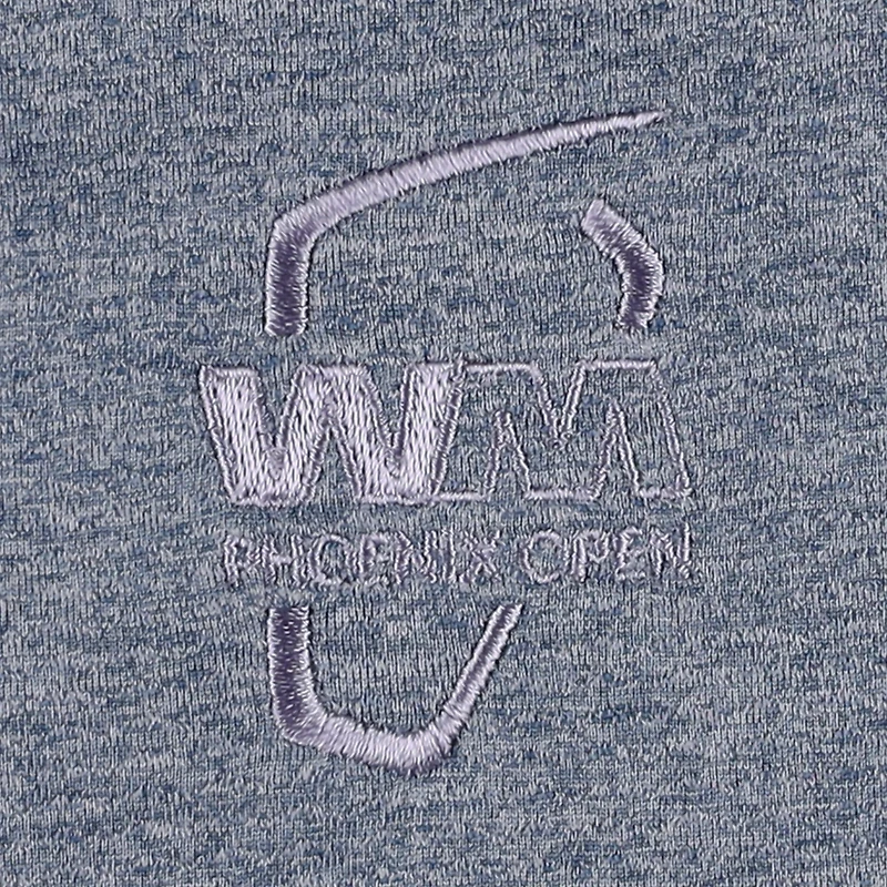 Polo sans manches à col en V texturé HEAT.RDY adidas Navy WM Phoenix Open Ultimate365 pour femmes