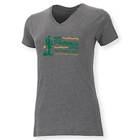 Women's Ahead  Charcoal 2024 WM Phoenix Open Vista V-Neck T-Shirt