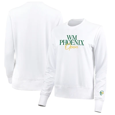 Women's Ahead White WM Phoenix Open Sue Tri-Blend Sweatshirt