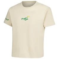 Women's Barstool Golf Tan WM Phoenix Open Cropped T-Shirt