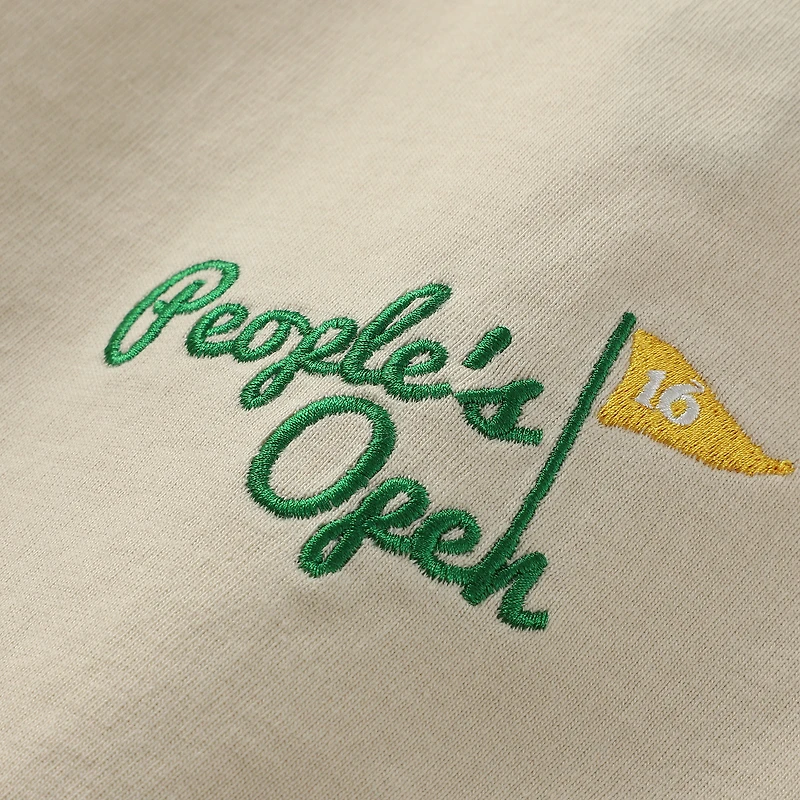 Women's Barstool Golf Tan WM Phoenix Open Cropped T-Shirt