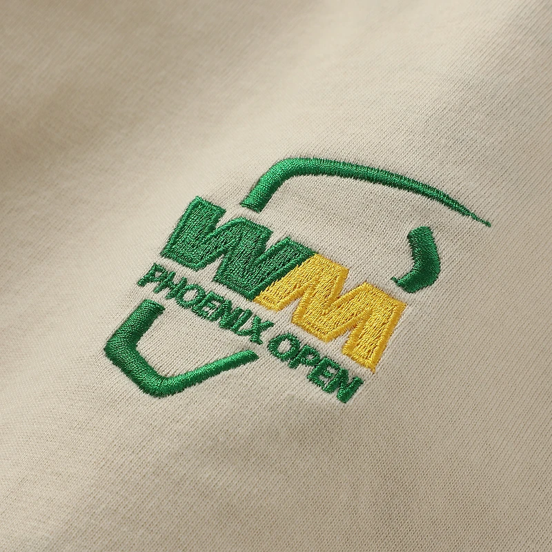 Women's Barstool Golf Tan WM Phoenix Open Cropped T-Shirt