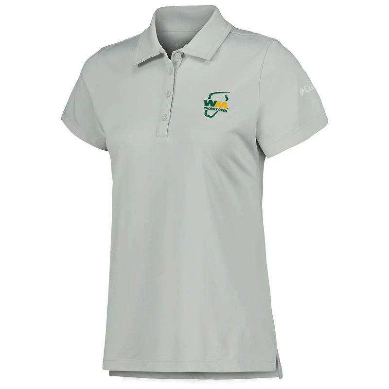 Women's Columbia Gray WM Phoenix Open Birdie Omni-Wick Polo