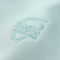 Women's FootJoy Light Blue WM Phoenix Open V-Neck Tri-Blend Sweatshirt