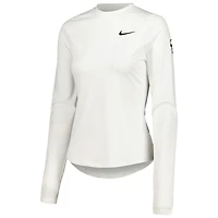 T-shirt à manches longues Nike WM Phoenix Open UV Victory Performance pour femme, blanc