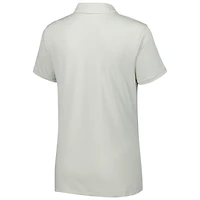 Women's Nike White WM Phoenix Open Victory Embossed Performance Notch Neck Polo