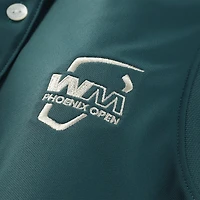 Women's Peter Millar Green WM Phoenix Open Banded Sport Mesh Sleeveless Polo