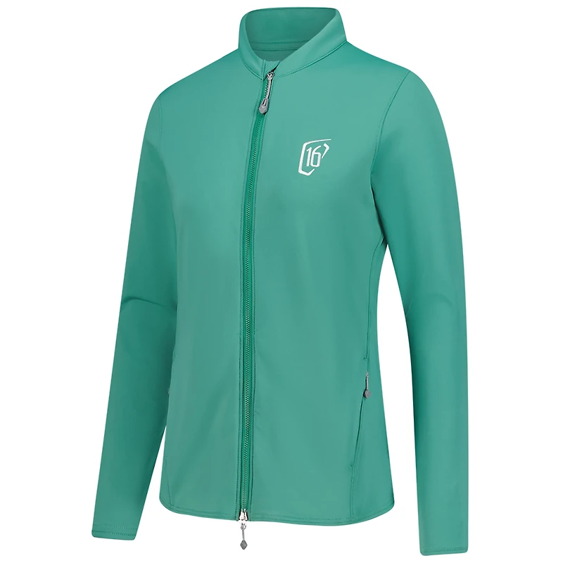 Women's Peter Millar Green WM Phoenix Open Katy Full-Zip Jacket
