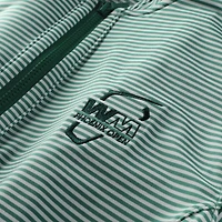 Women's Peter Millar Green WM Phoenix Open Vista Stripe Lightweight Quarter-Zip Sun Shirt