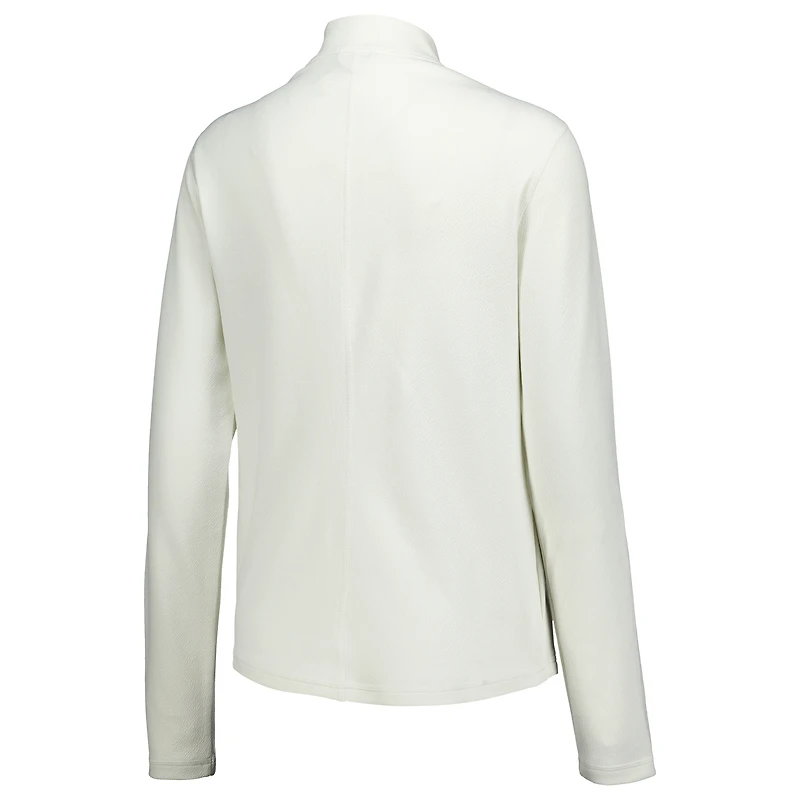 Veste zippée intégrale Puma WM Phoenix Open Pure Texture blanche pour femme