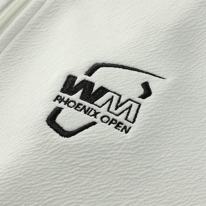 Women's Puma White WM Phoenix Open Pure Texture Full-Zip Jacket