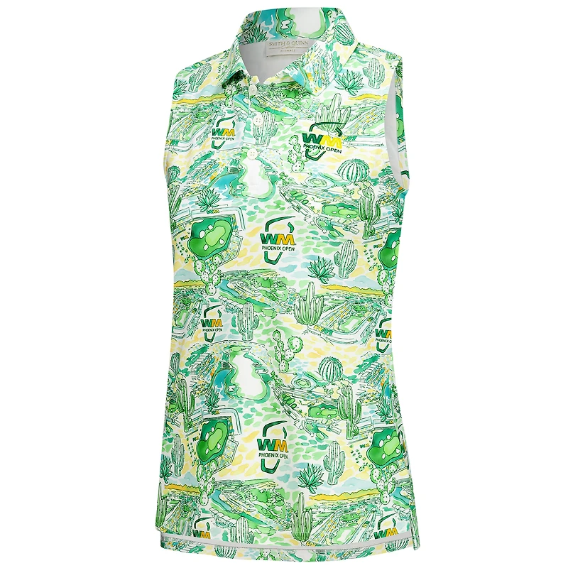 Polo sans manches Smith & Quinn Green WM Phoenix Open Alice pour femme