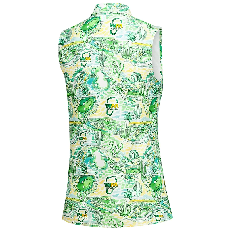 Women's Smith & Quinn Green WM Phoenix Open Alice Sleeveless Polo