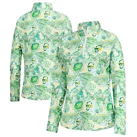 Pull à col zippé Smith & Quinn Green WM Phoenix Open Ava pour femme