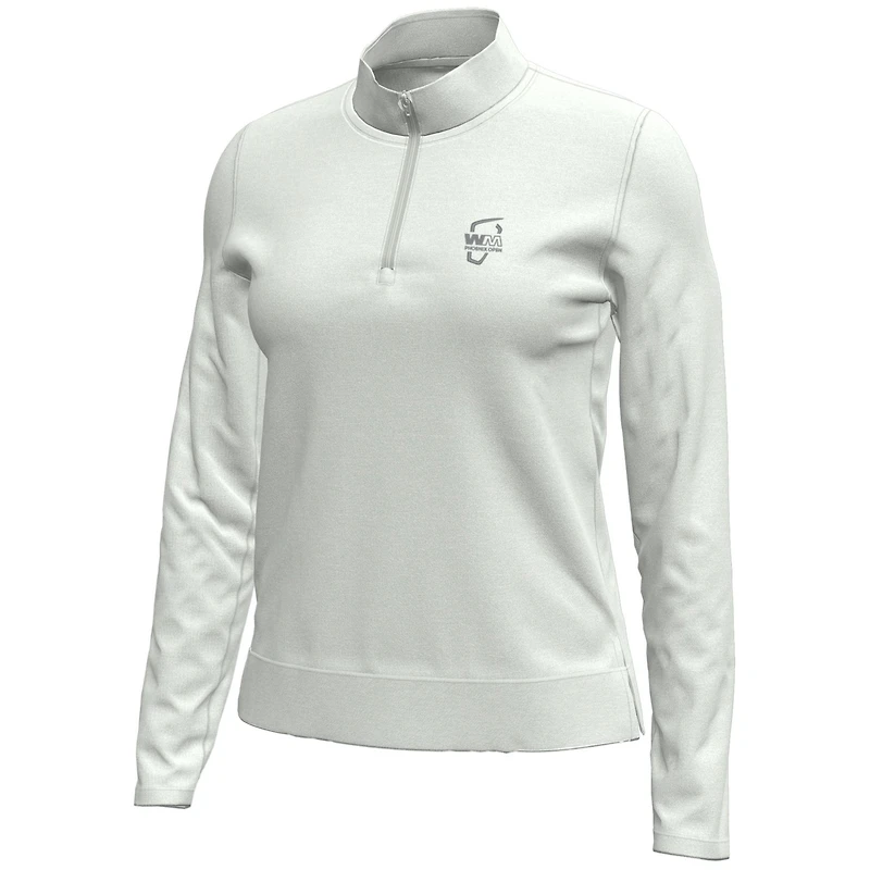 Pull-over Under Armour Green WM Phoenix Open Aura Heather à quart de zip pour femme