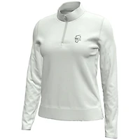 Pull-over Under Armour Green WM Phoenix Open Aura Heather à quart de zip pour femme