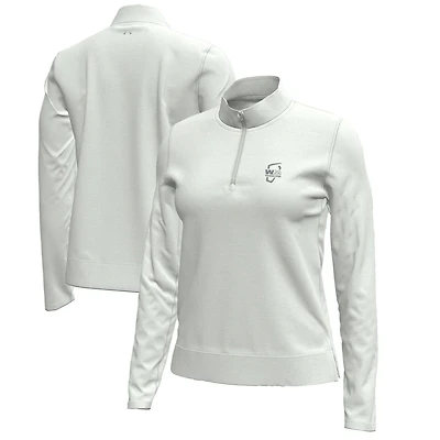Women's Under Armour Green WM Phoenix Open Aura Heather Quarter-Zip Pullover