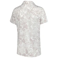 V110794 WAST 9031 Polo imprimé rose pour femme Under Armour SP25 WM Phoenix Open Drive POLLADSSM UW0533
