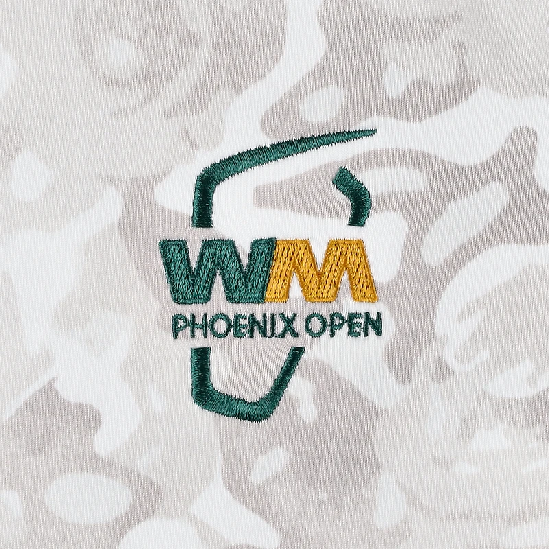 Women's Under Armour  Gray WM Phoenix Open Drive Rose Printed Polo