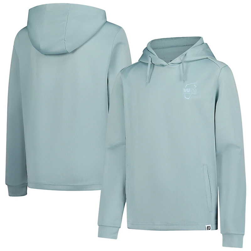Sweat à capuche ouvert Phoenix WM FootJoy vert clair pour jeunes