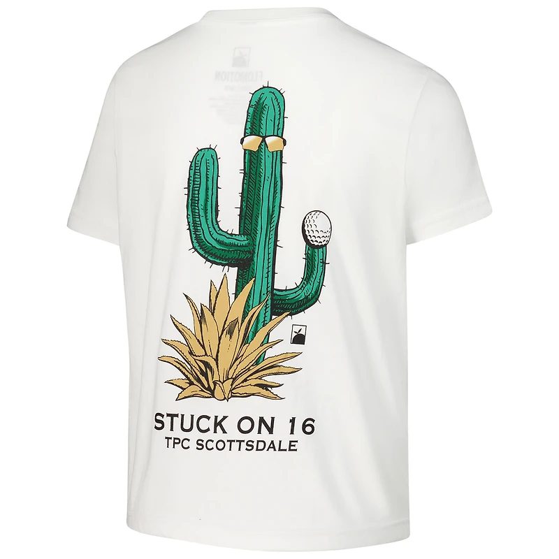 T-shirt blanc WM Phoenix Open Stuck on 16 pour jeunes Flomotion