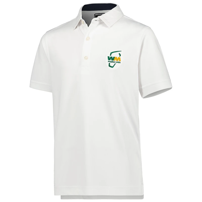 Polo de golf FootJoy blanc WM Phoenix Open pour jeune
