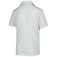 Polo de golf à imprimé ananas Puma WM Phoenix Open MATTR pour jeune, gris