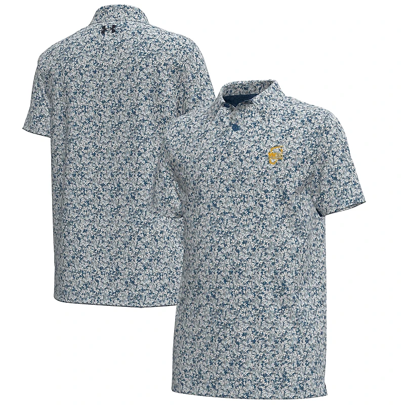 Youth Under Armour Blue WM Phoenix Open Drive Print Polo
