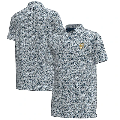 Youth Under Armour Blue WM Phoenix Open Drive Print Polo