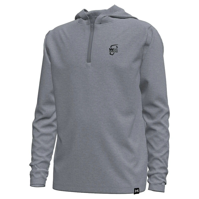 Youth Under Armour Gray WM Phoenix Open Quarter-Zip Hoodie