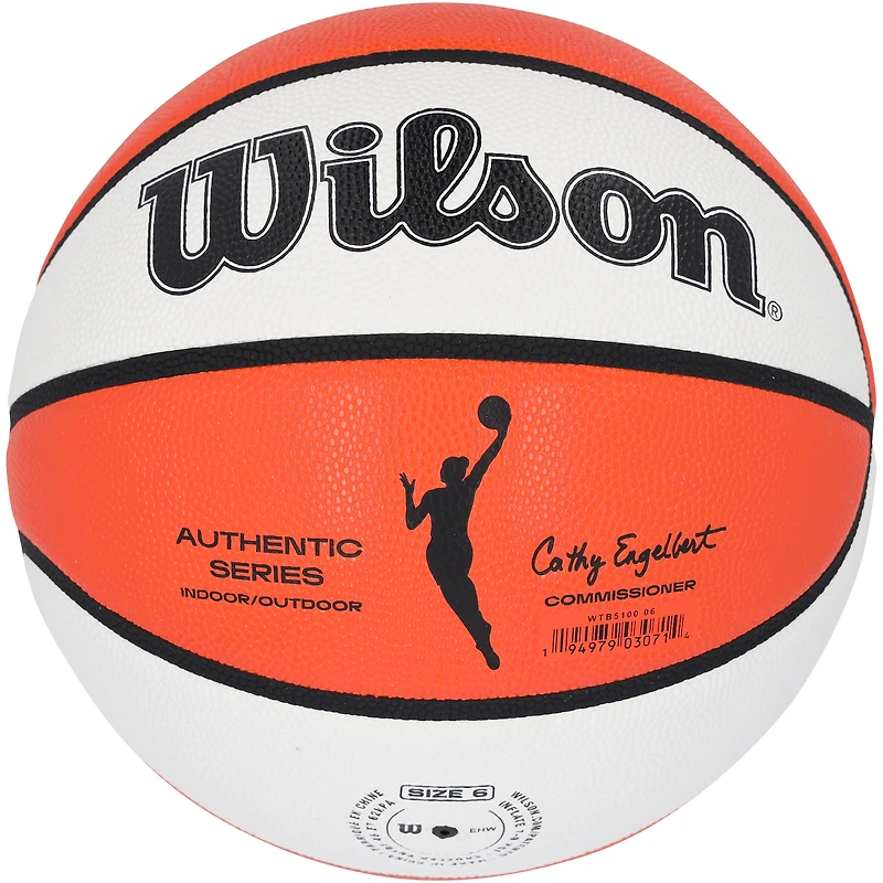 Hailey Van Lith Chicago Sky 2025 WNBA Draft Autographed Wilson Authentic Series Indoor/Outdoor Basketball