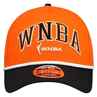 Casquette ajustable orange WNBA Gear Bold Arch COOLERA 9FORTY A-Frame M-Crown pour homme de New Era