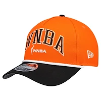 Casquette ajustable orange WNBA Gear Bold Arch COOLERA 9FORTY A-Frame M-Crown pour homme de New Era