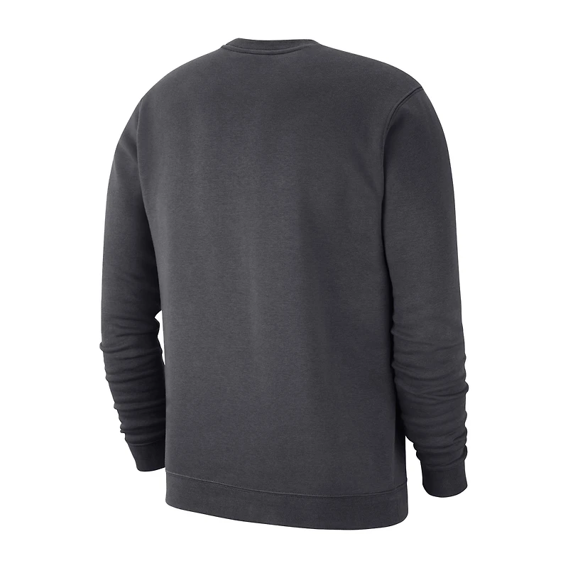 Men's Nike Anthracite WNBA Logowoman Club Fleece Pullover Sweatshirt