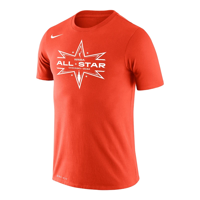 Men's Nike Orange 2022 WNBA All-Star Game Logo Legend Performance T-Shirt