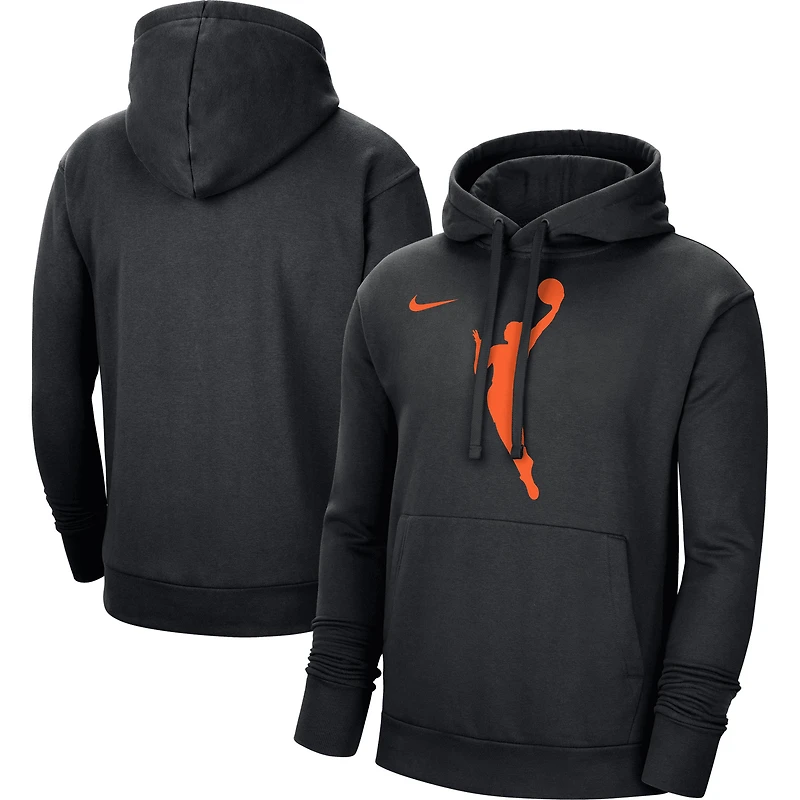 Men's Nike WNBA Black Logowoman - Pullover Hoodie