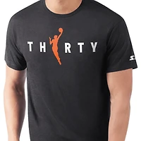 Men's Starter  Black WNBA 30th Anniversary Prime Time T-Shirt