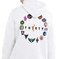 Sweat à capuche Starter blanc pour homme, édition spéciale 30e anniversaire de la WNBA, lanceur