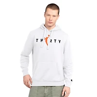 Men's Starter  White WNBA 30th Anniversary Pitcher Pullover Hoodie
