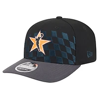 Unisex New Era  Black WNBA 9SEVENTY Checkerboard Print Adjustable Hat