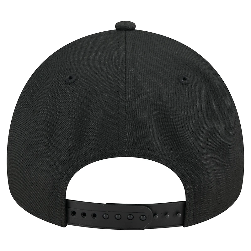 Unisex New Era Black WNBA Core Logo A-Frame 9FORTY Adjustable Hat