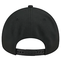 Unisex New Era Black WNBA Core Logo A-Frame 9FORTY Adjustable Hat